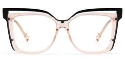 Twolla Square Beige Glasses2