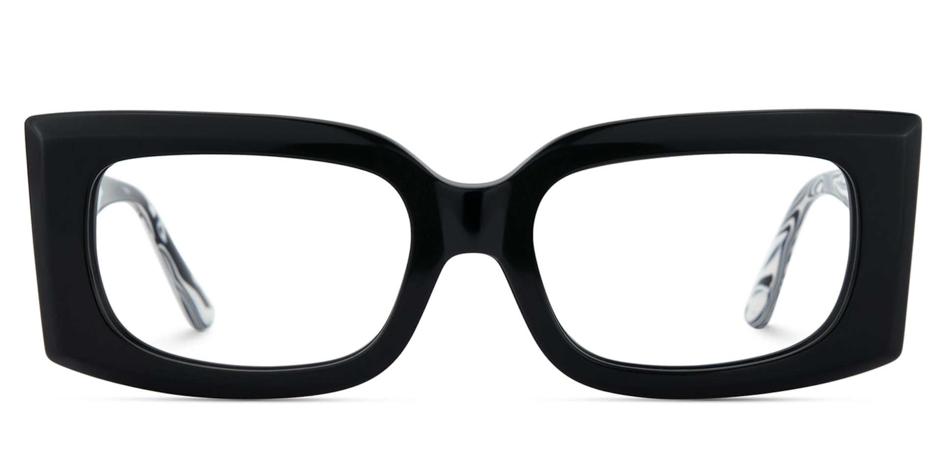 Orduno Black Rectangle Shape Eyeglasses | Zeelool1