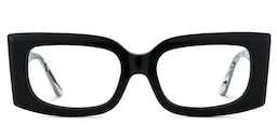 Orduno Rectangle Black Glasses1