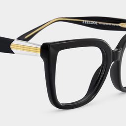 Mirta Square Black Glasses4