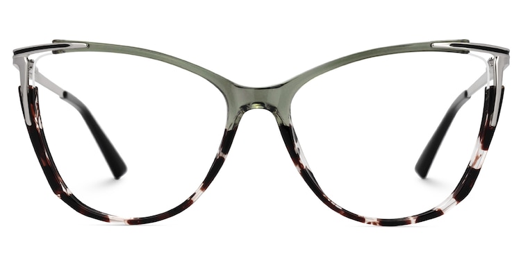 Yomary Cateye Two-Tone Glasses