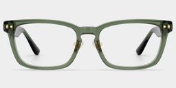 Buzz Green Rectangle Glasses1
