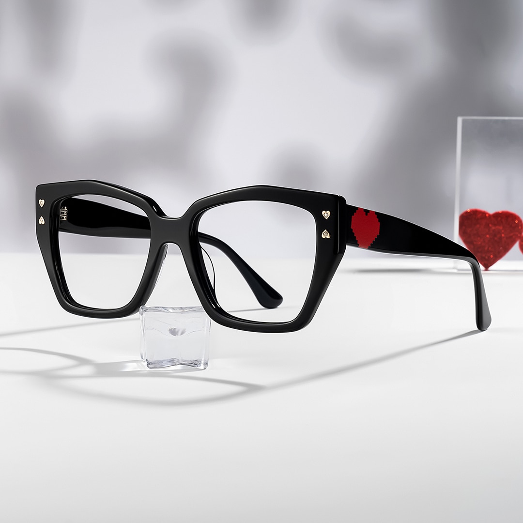 Jemia Butterfly Black Frame Eyeglasses for Women | Zeelool0