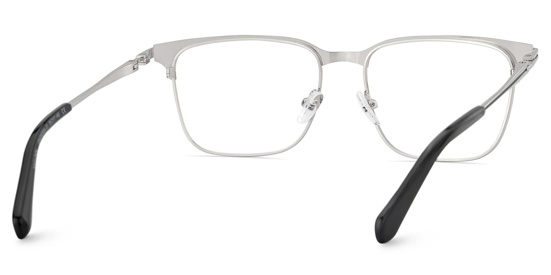 Marshall Gray Rectangle Prescription Glasses | Zeelool5