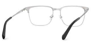 Marshall Rectangle Grey Silver Glasses5