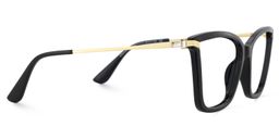 Stephens Cateye Black Glasses4