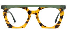 Machado Two-Tone Aviator Glasses0