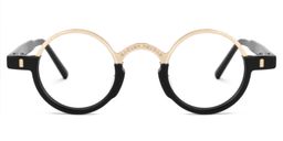 Lumy Round Black Glasses0