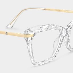 Juliet Clear Rectangle Glasses5