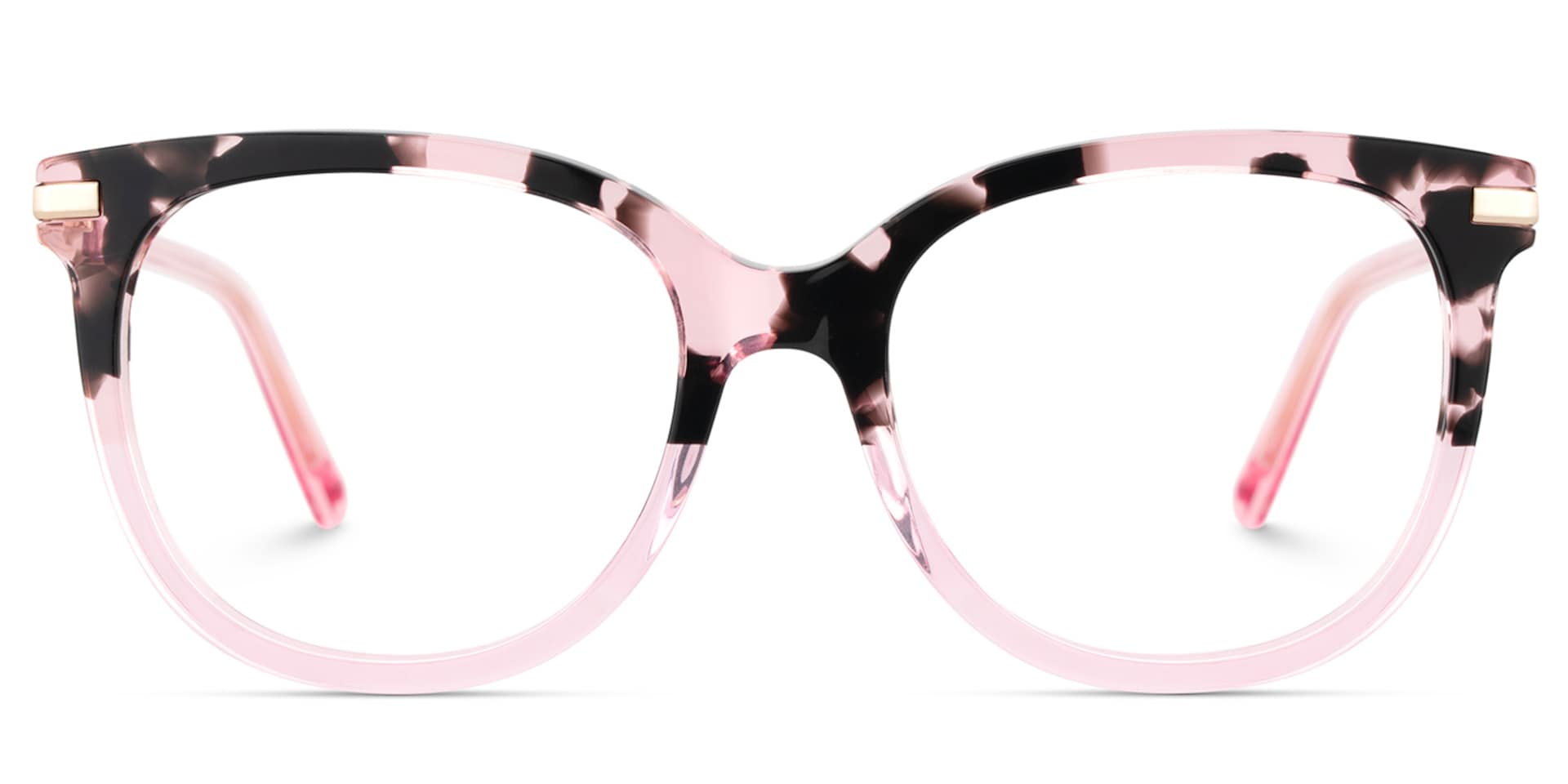 Round Pink Tortoise Glasses1