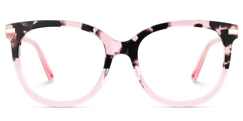 Mailyn Round Pink Tortoise Glasses