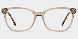 Marigold Rectangle Brown Glasses0
