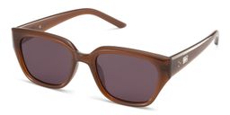 Serene Cat Eye Brown Clear Polarized Sunglasses3