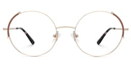Rindy Round Brown Glasses0