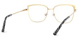 Gibbons Square Black White Glasses5