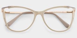 Yomary Cateye Khaki Glasses2