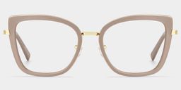 Leila Butterfly Beige Glasses3