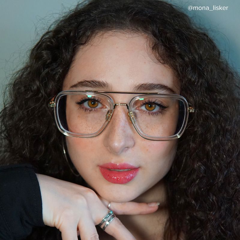 Gifford Aviator Clear Frame Glasses | Zeelool Optical13