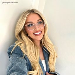 Amelia Cat eye Clear Glasses10