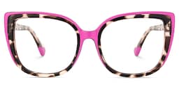 Fenn Cateye Pink Tortoise Glasses0