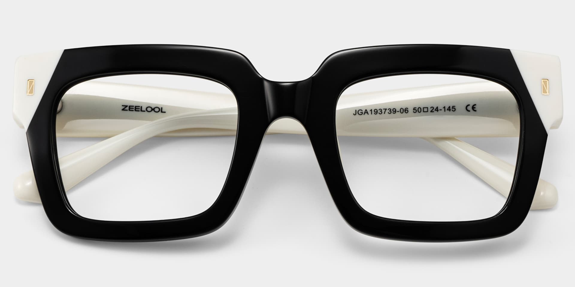 Sarah wide square glasses Online | ZEELOOL2