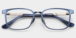 Aubrey Rectangle Blue Glasses2
