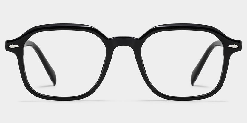 Josh Rectangle Black Glasses