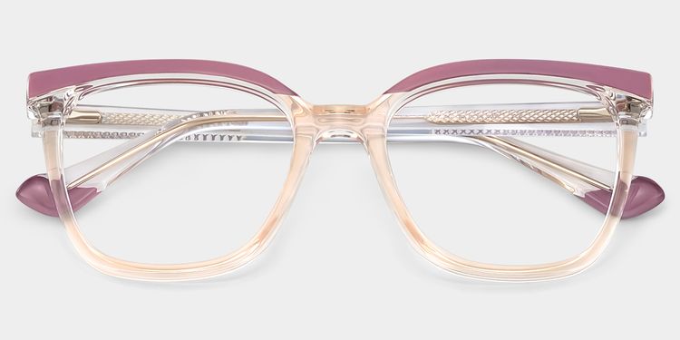 Tawana Square Purple Glasses