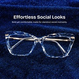 Juliet Cateye Clear Glasses0