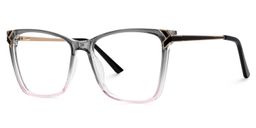 Tricee Square Gray Pink Glasses1