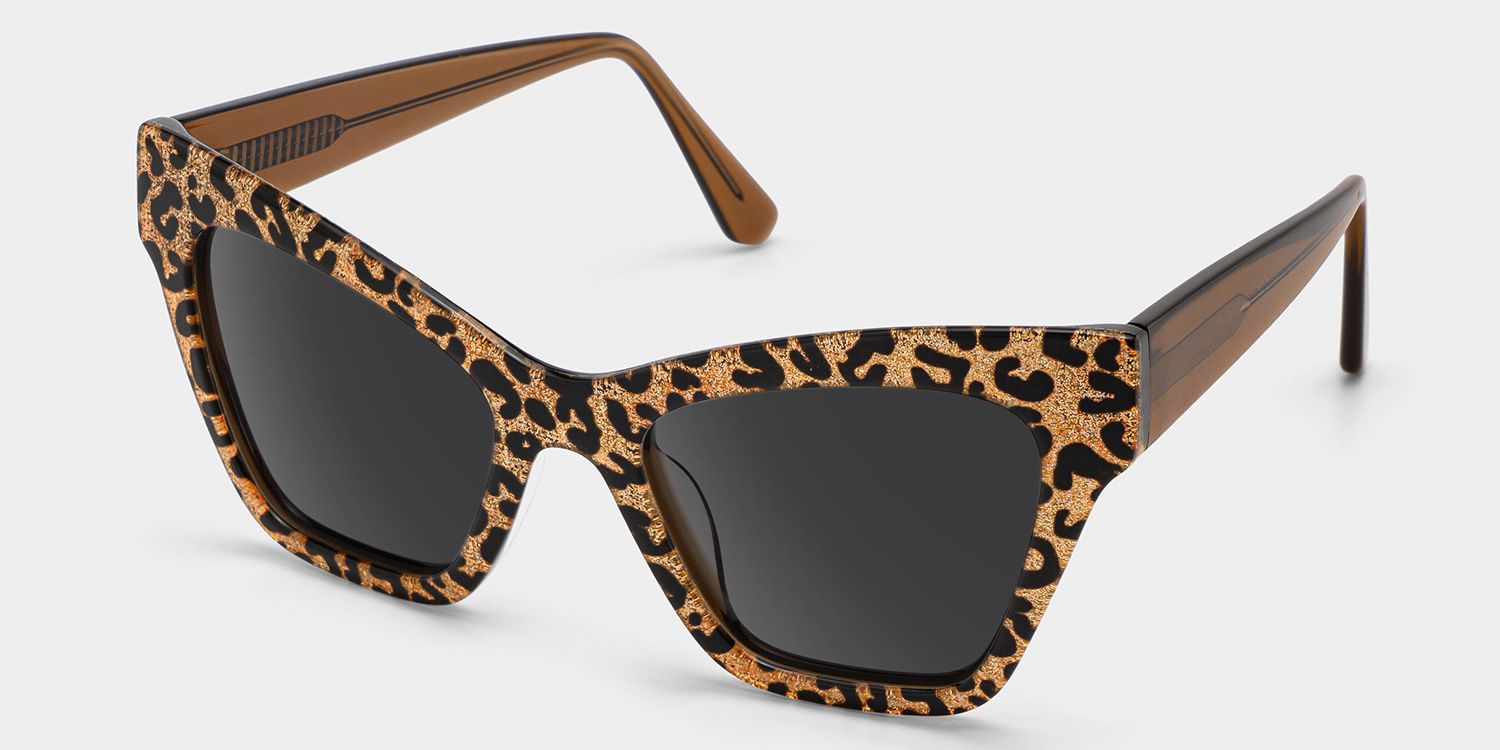 Ansyah Cat Eye Leopard Frame Sunglasses Online Sale | ZEELOOL4