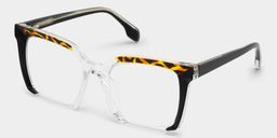 Misty Square Black Glasses2