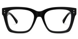 Gaydeh Rectangle Black Glasses1