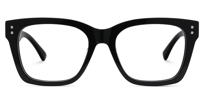 Gaydeh Rectangle Black Glasses