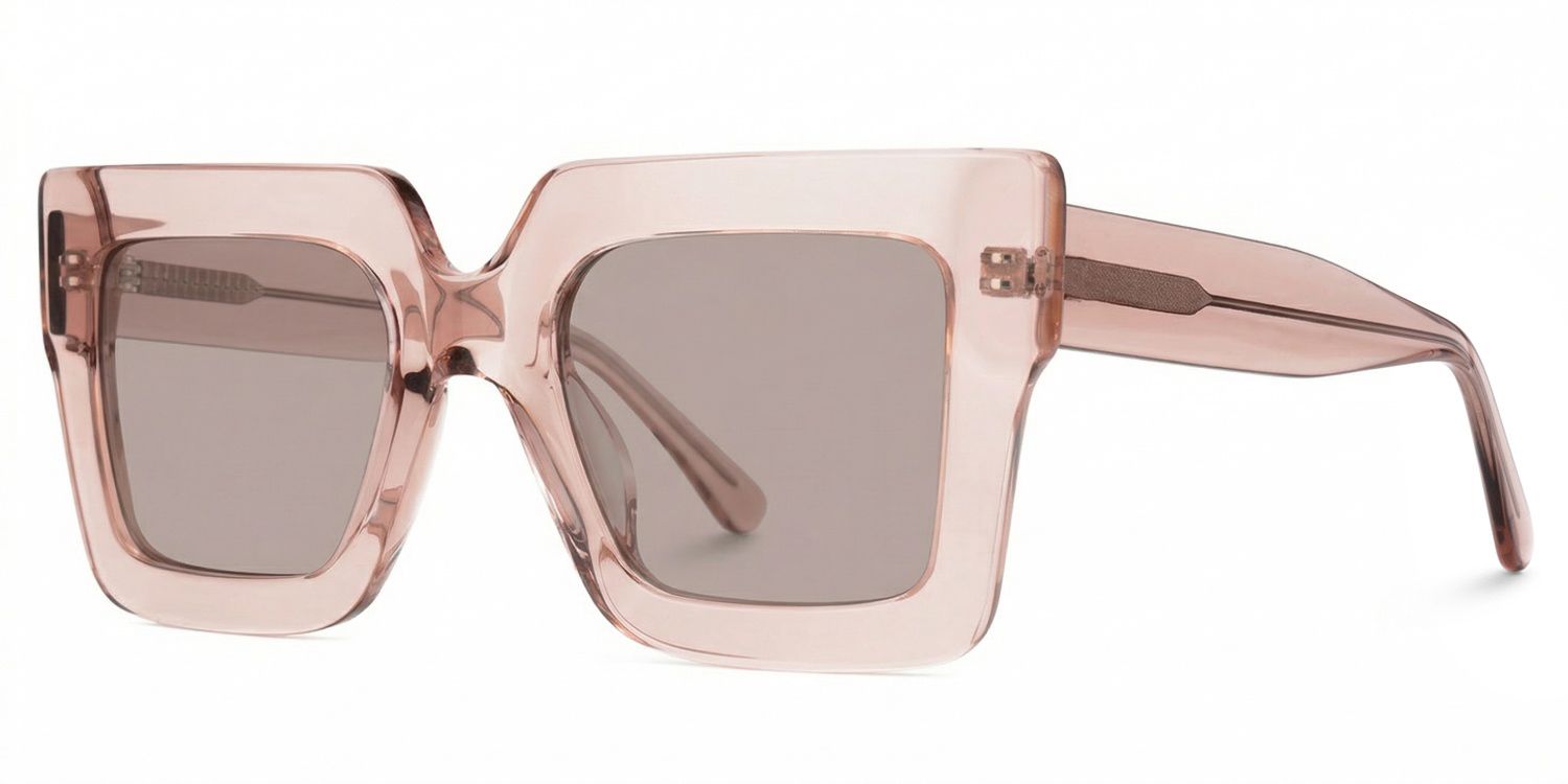 Brandon Square Beige Frame Sunglasses Online Sale | ZEELOOL1