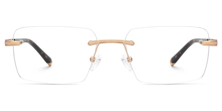 Savitrie Rectangle Tortoise Glasses