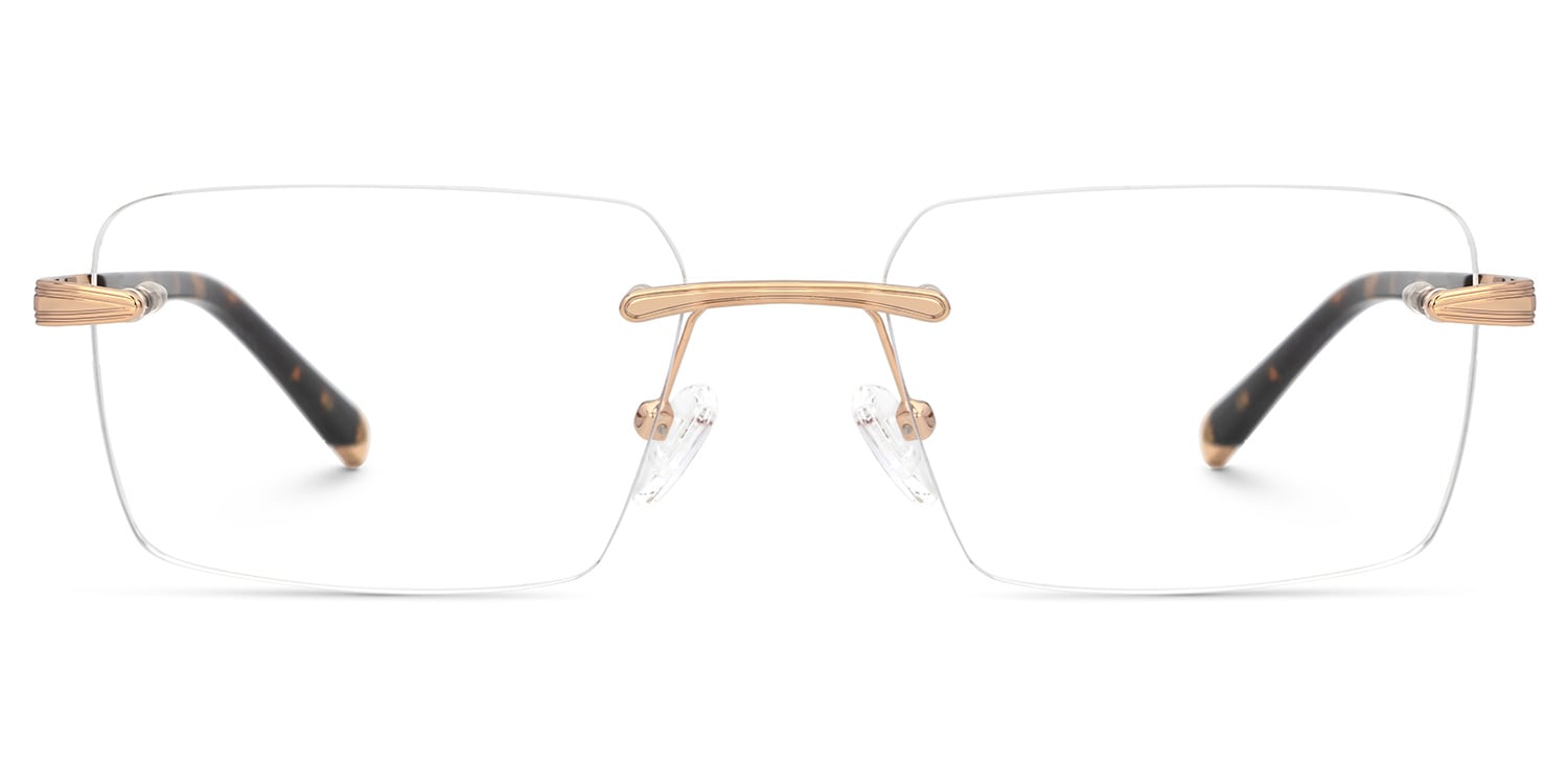 Savitrie Rectangle Tortoise Glasses