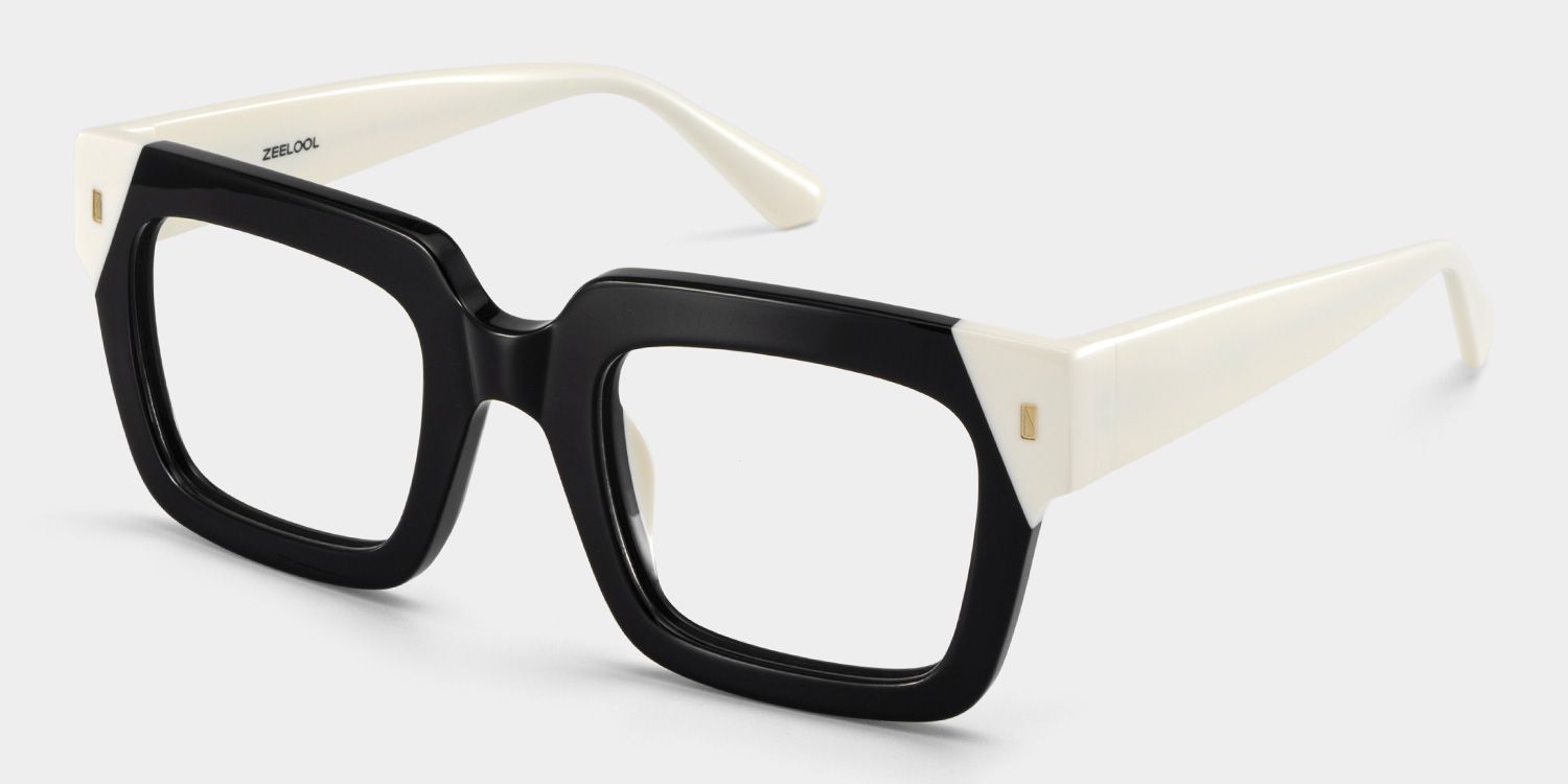 Sarah wide square glasses Online | ZEELOOL3