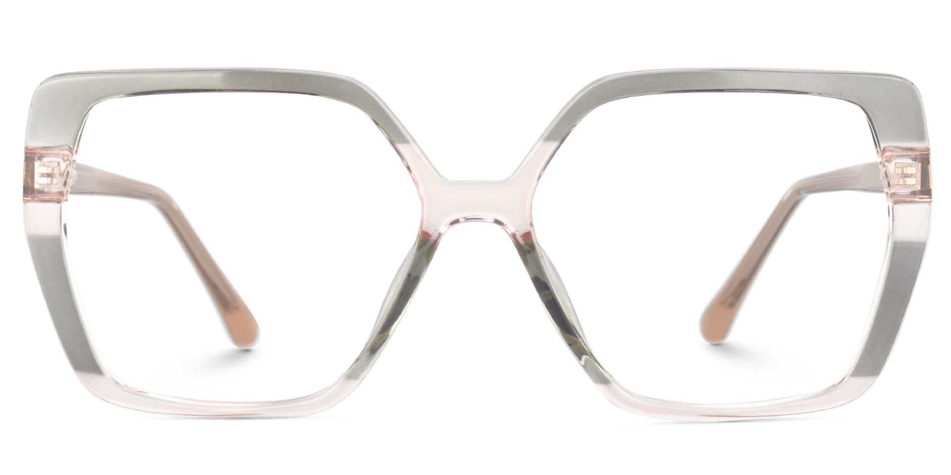 Square Jeneive Gray Glasses deals -Zeelool Glasses0