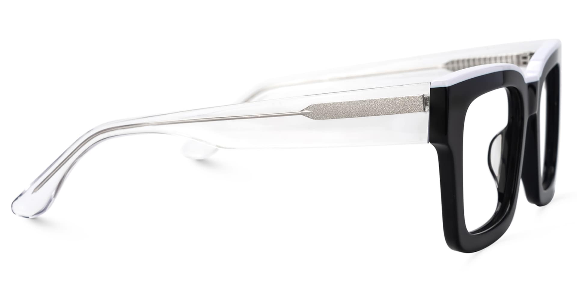 Vorse Square Glasses Black Frame for Men | Zeelool2