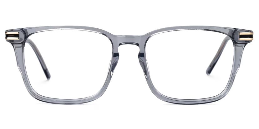 Kornelia Square Gray Glasses