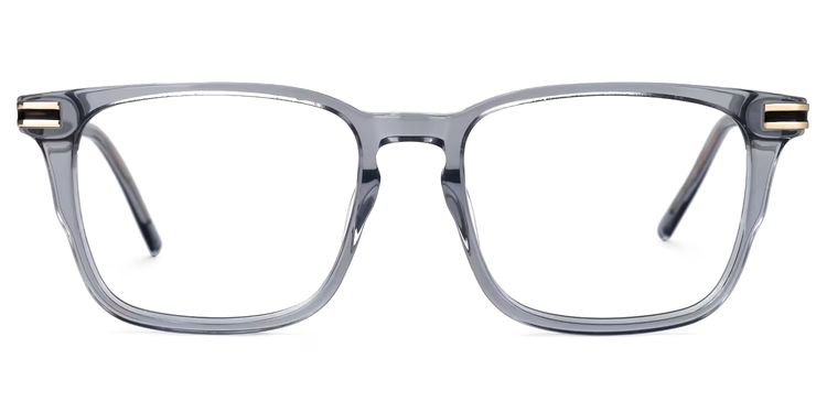 Kornelia Square Gray Glasses