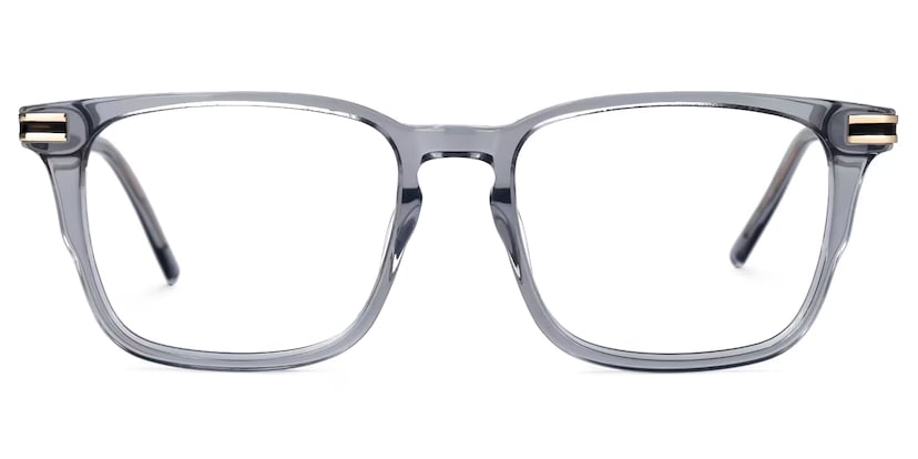 Kornelia Square Gray Glasses