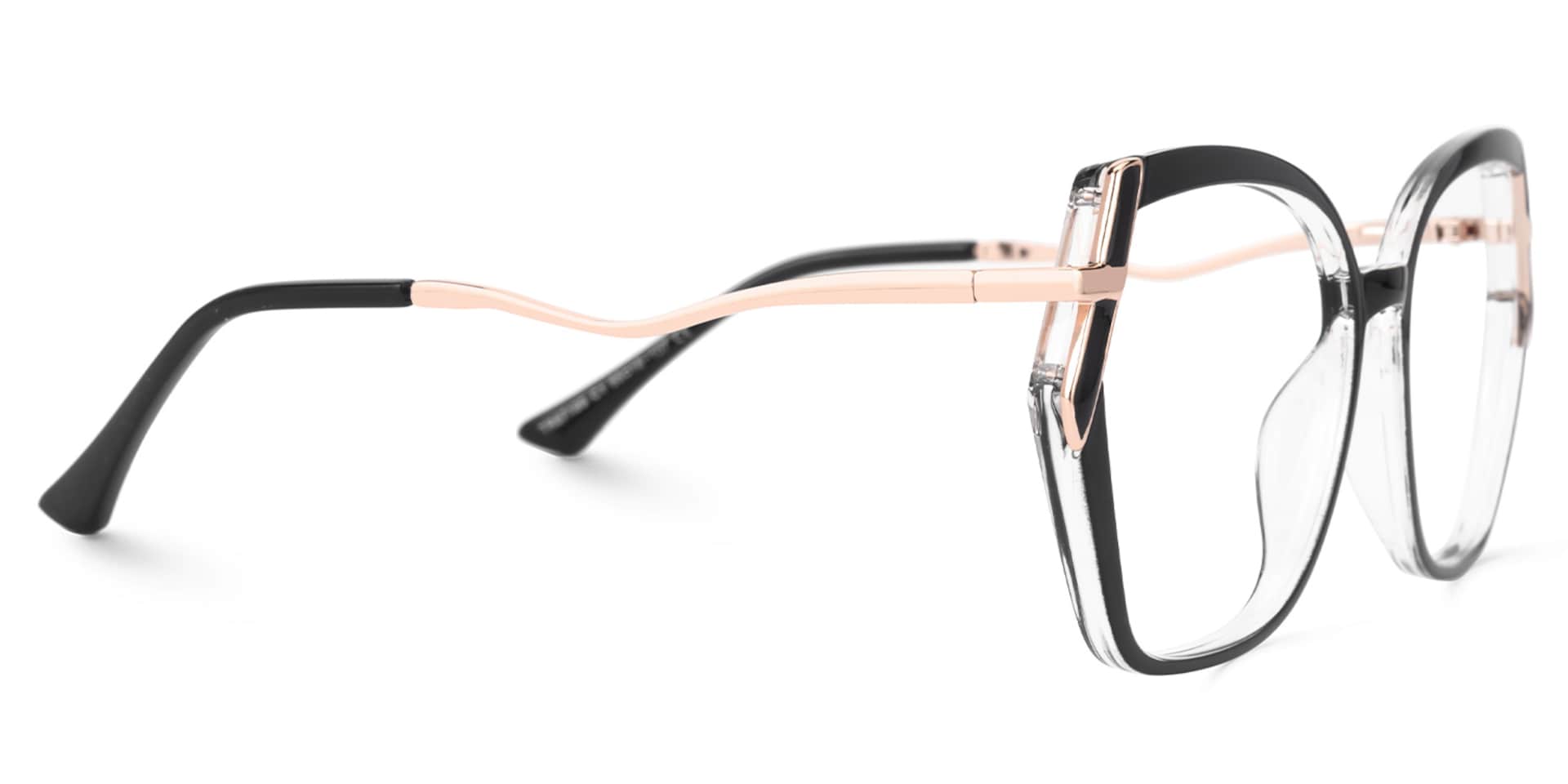 Geometric Jakara Black Glasses deals -Zeelool Glasses2