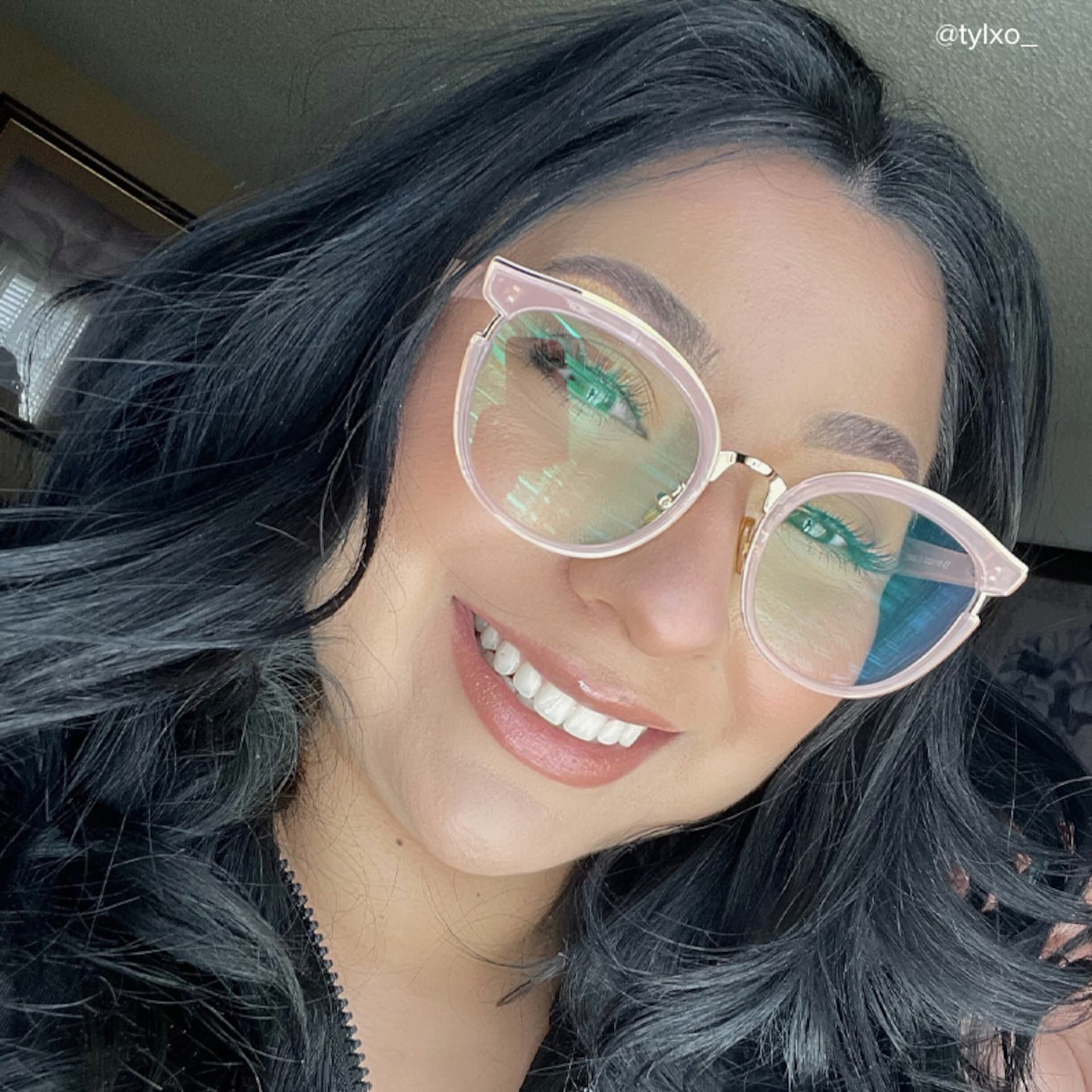 Eleanore Cat Eye Pink Frame Glasses | Zeelool11