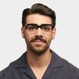 Jack Black-Clear Rectangle Glasses0