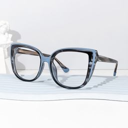 Fenn Cateye Blue Glasses4