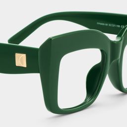 Alberta Cat Eye Green Glasses4