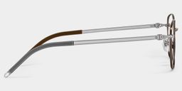 Nicole Rectangle Brown Glasses4