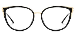 Estrada Cateye Black Glasses0